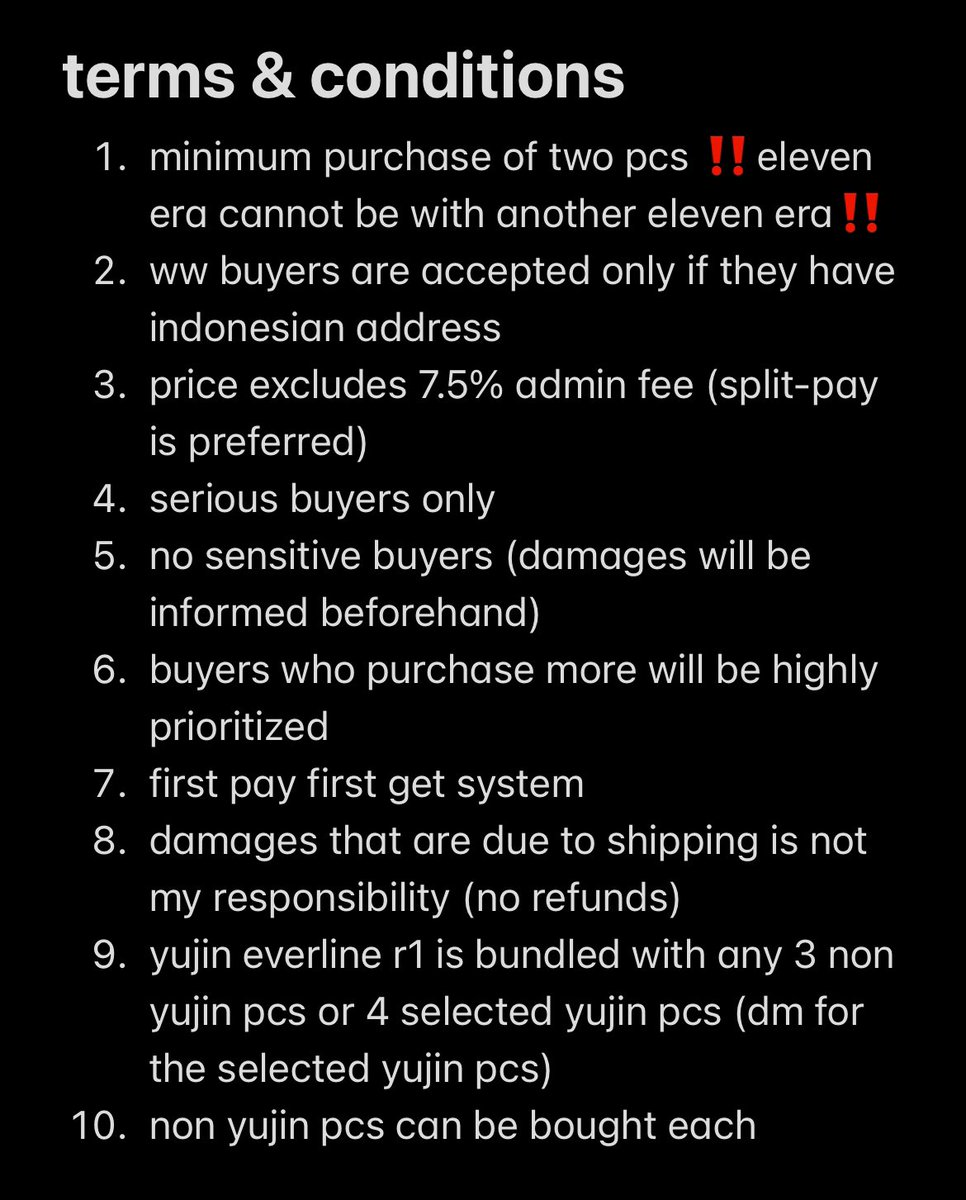 help rt ♥️

wts want to sell bulk yujin ive pcs 
📍dom jakarta, ina

please read tnc before buying