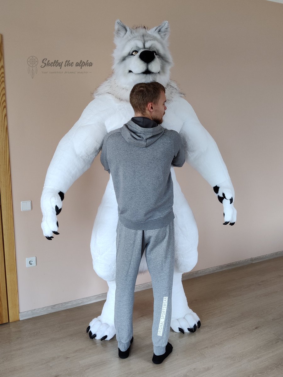 Project - Werewolf BF 🐺🌘 
Final Day - Halloween 🎃 

Happy Halloween! Be careful not to run into a werewolf this spooky evening! Cause I did...

#ProjectWerewolfBF #plush #wolf #werewolf #weretober #WerewolfWednesday #furry #halloween