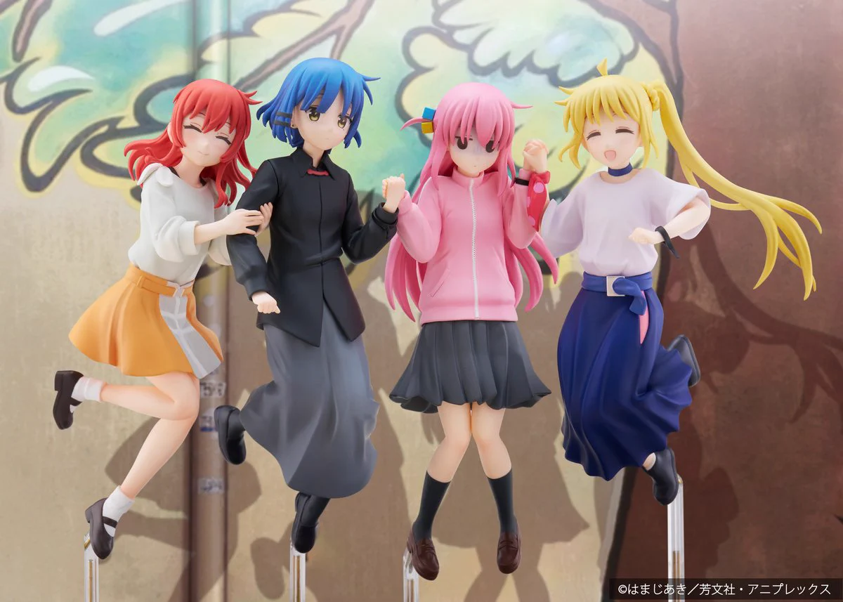 (特典無し 開封品)ぼっちざろっく ジャンピングガールズ ノンスケールフィギュア アニメ「ぼっち・ざ・ろっく！」公式 on X: 