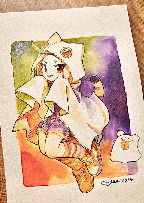万年筆インクでハッピーハロウィン!#HappyHalloween #うちの子 #ハロウィン 