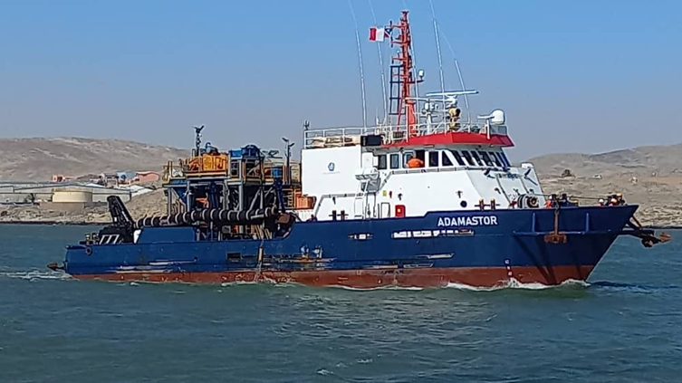 AfricanReview's tweet image. The Adamastor offshore diamond mining vessel is set to commence operations in Namibian waters in what could be a transformative step forward for Kenzoll Capital, LK Mining and partners: zurl.co/efEd

#NamibiaMining #DiamondMining #OffshoreMining #SocialDevelopment