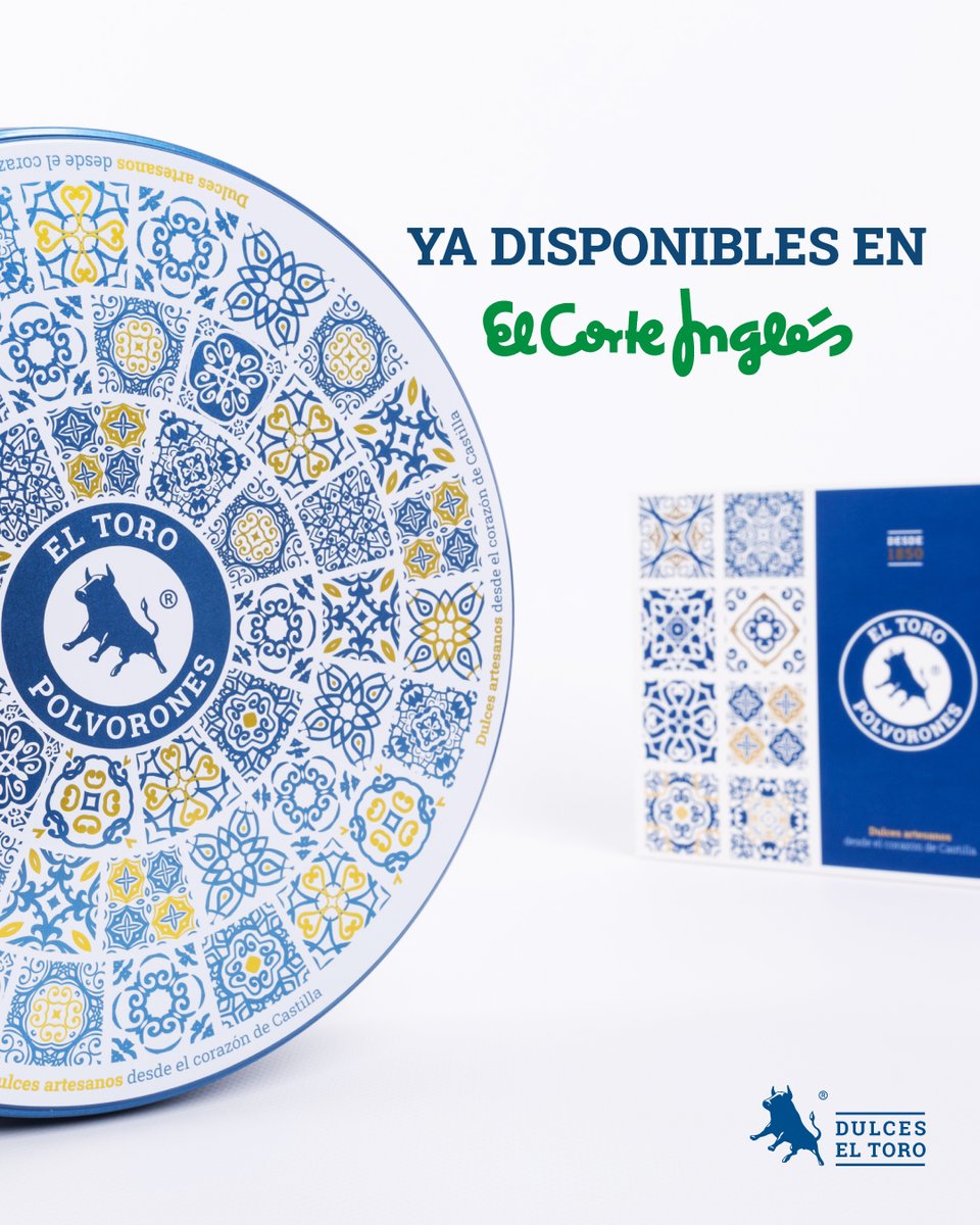 DulcesElToro's tweet photo. 💙 Todos los productos El Toro, ¡ya disponibles en el Corte Inglés e Hipercor!
🎉 Puedes encontrar nuestros dulces en tu Corte Inglés o Hipercor más cercano.
#dulceseltoro #corteingles #hipercor #supermercados #dulces #polvorones #toritos #navidad @elcorteingles @hipercor https://t.co/yc7FAWhDHx
