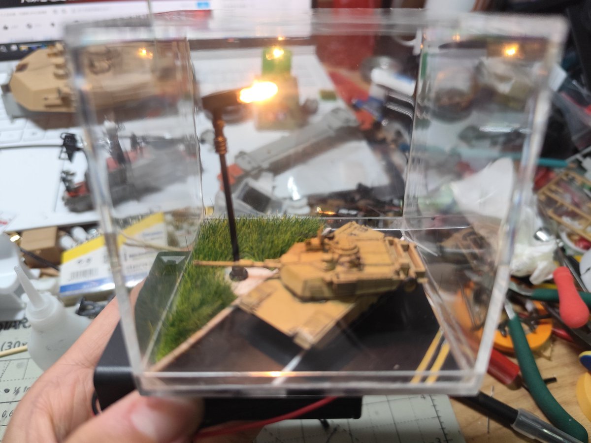 1/144 little scenery of M1A2 Abrams