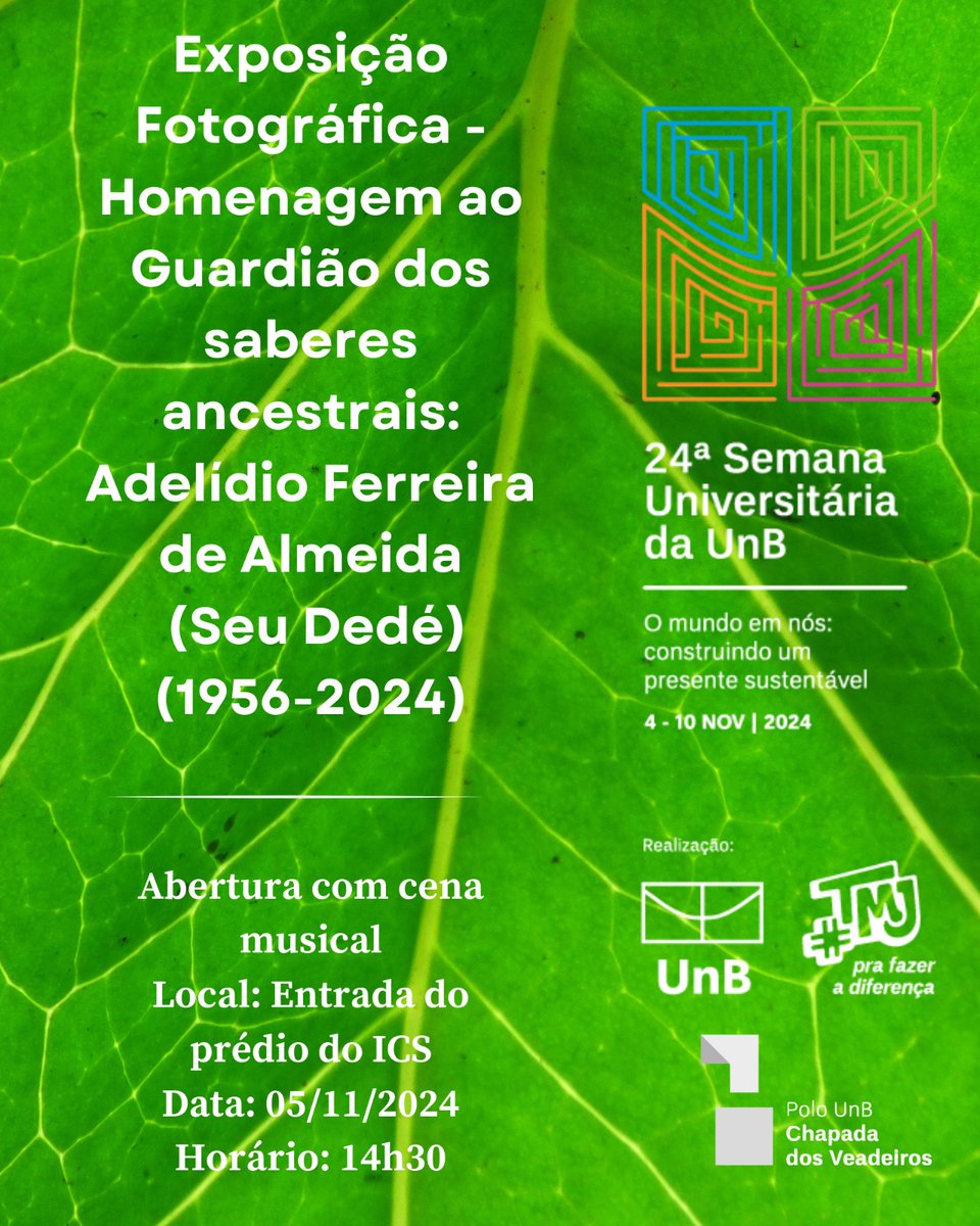 Vamos honrar a memória de @seudedechapada. Juntem-se a nós.