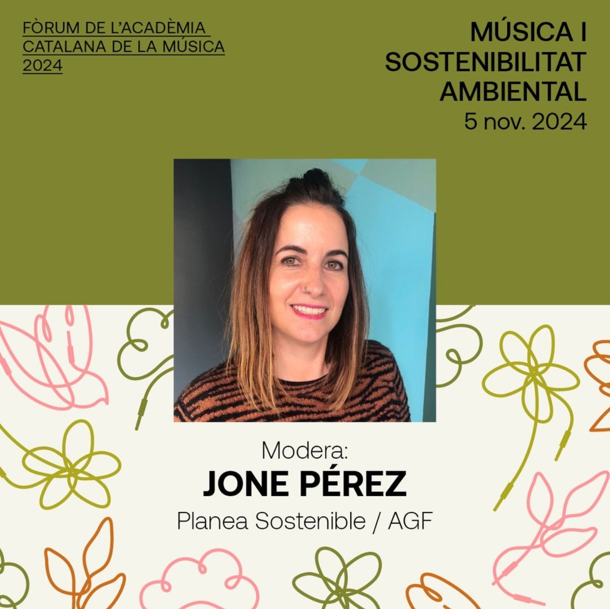 📢We’re excited to announce that Jone Pérez, AGF’s Lead CO₂ Analyst, will be moderating a panel at the VIII Annual Forum of the Acadèmia Catalana de la Música on 5 November in Barcelona.

This forum focuses on Music and Environmental Sustainability🌿

academiamusica.cat/forum-2024-mus…