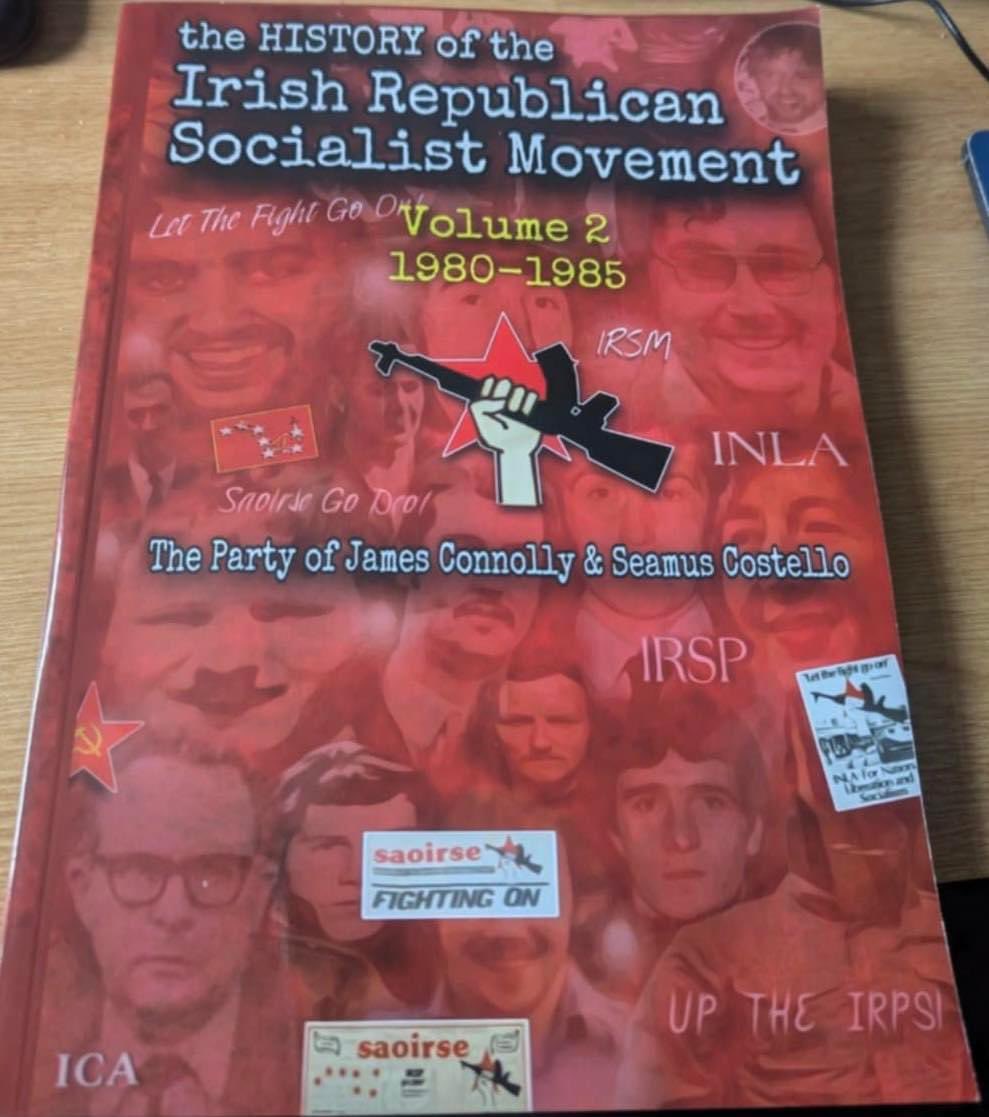 irspireland's tweet image. 📰 The History of the Irish Republican Socialist Movement

👉Volume 2
1980 - 1985

📍 Available from 30th November from our official merchandise partners;

Derry - Siopa Doire (William St)
Belfast - Siopa Bhéal feirste (Falls Road)

More locations to follow

#IRSM50
