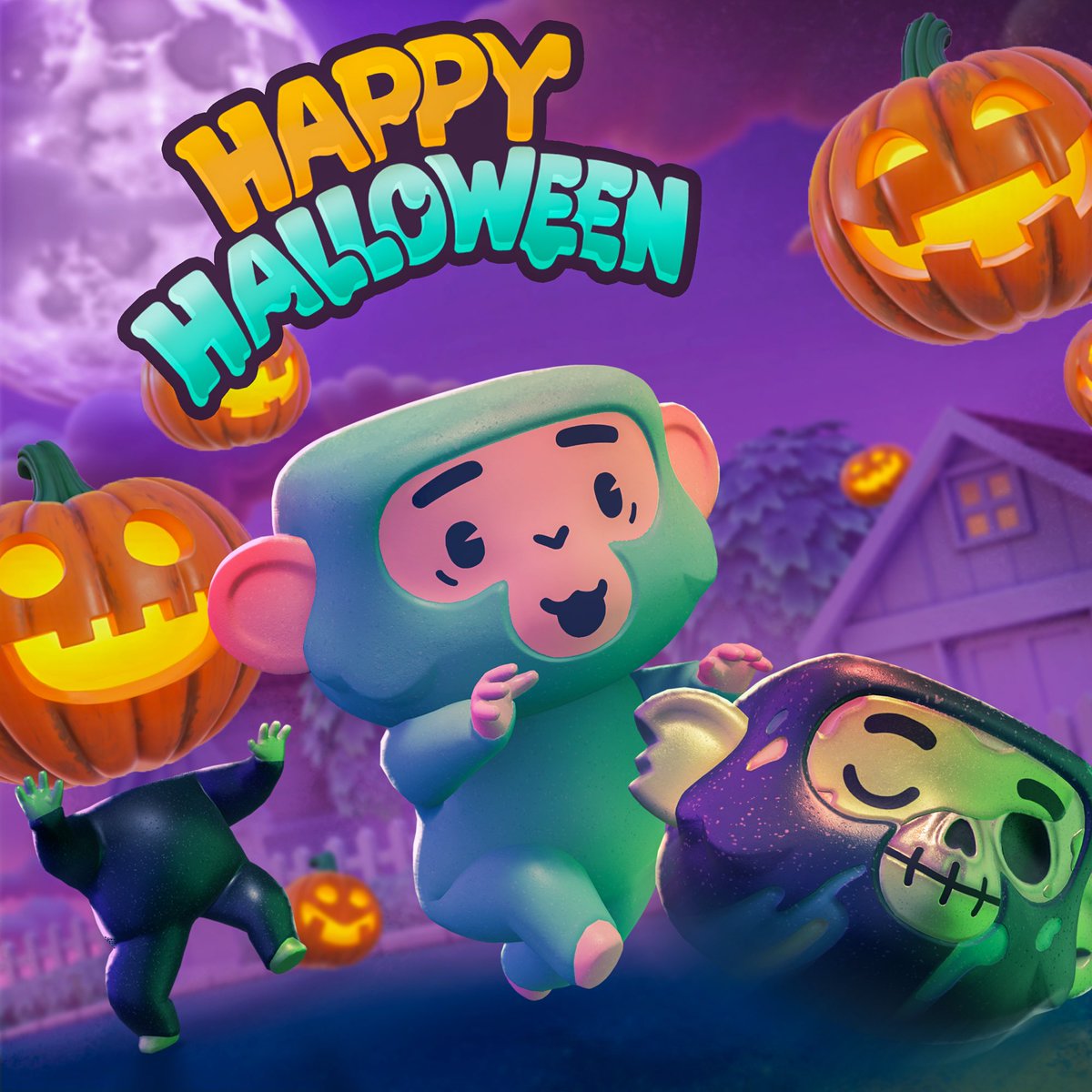 zoofrenzNFT's tweet photo. Trick or Treat! 🎃🎃🦇🦇🍬🍬

What are my frenz dressed up as this year? 

#halloween2024 https://t.co/kyMmpgdjeo
