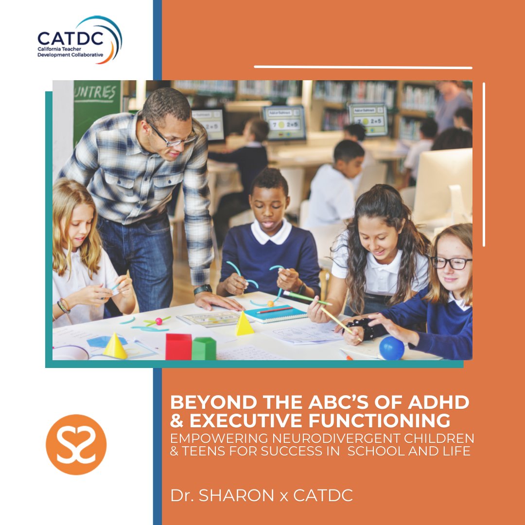 Join me for Beyond the ABC’s of ADHD and Executive Functioning: Empowering Neurodivergent Children and Teens for Success in School and Life on Nov 12, 2024, from 9:00 AM to 3:00 PM at Sacred Heart Schools in Atherton. Register at catdc.org!