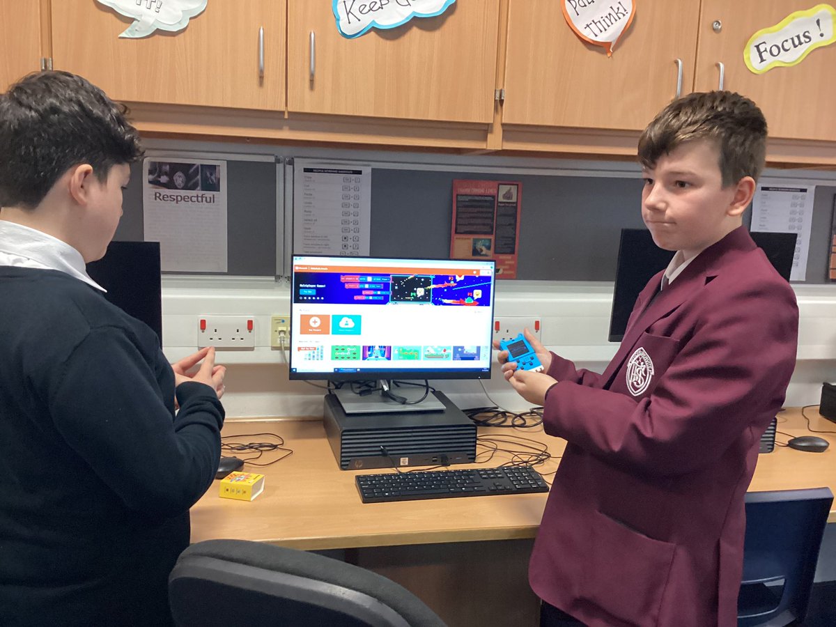 FHS_DigitalLeaders (@fhsdigileaders) on Twitter photo Well done to our <a href="/FalkirkHigh/">Falkirk High School</a> pupil digital leader Bruce helping out another pupil with transferring his <a href="/MSMakeCode/">Microsoft MakeCode</a> game onto a Meowbit
#weareKind
<a href="/FHS_Success/">FHSCelebrateSuccess</a> a #welldonewednesday being submitted Well done to our <a href="/FalkirkHigh/">Falkirk High School</a> pupil digital leader Bruce helping out another pupil with transferring his <a href="/MSMakeCode/">Microsoft MakeCode</a> game onto a Meowbit
#weareKind
<a href="/FHS_Success/">FHSCelebrateSuccess</a> a #welldonewednesday being submitted