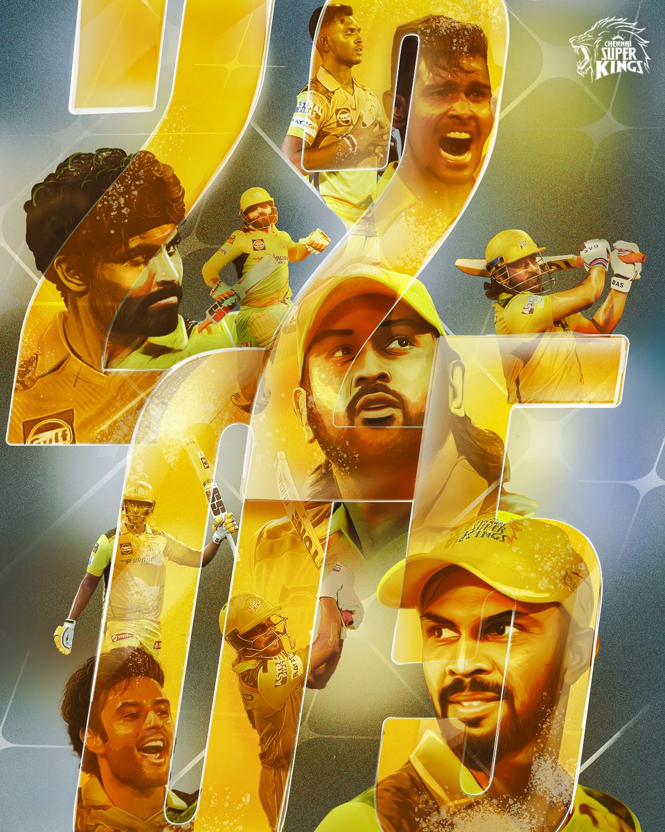 ChennaiIPL's tweet photo. Super 5️⃣quad REPRESENT! 🦁🔥

#UngalAnbuden #WhistlePodu #Yellove https://t.co/dIhMwAEqoG