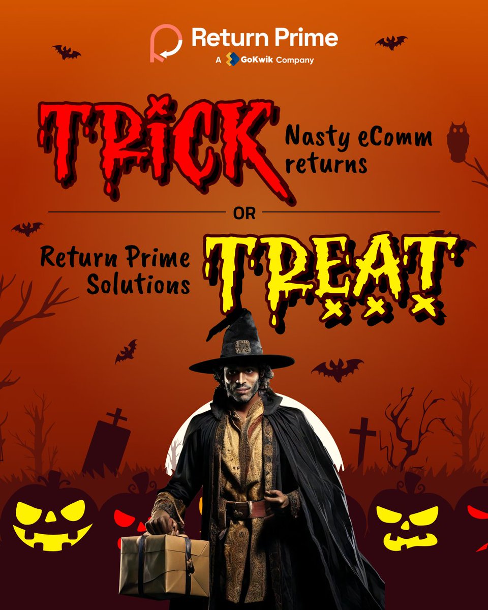 Happy Halloween folks, what would you choose? Trick or treat? 🎃

#eCommerce #Returns #Halloween