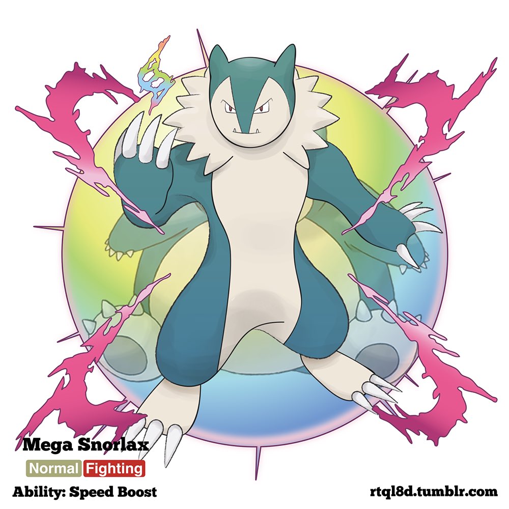 rtql8d's tweet photo. @CentroLeaks Here’s my post-hibernation Mega Snorlax that I drew a decade ago https://t.co/CjlsV9Sels