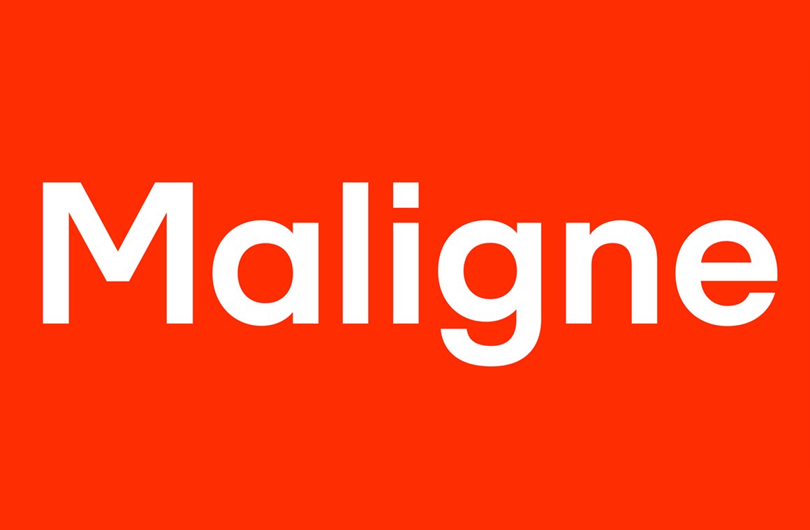 [New Font Release] Maxitype released Maligne. typecache.com/news/6064/ #typecache