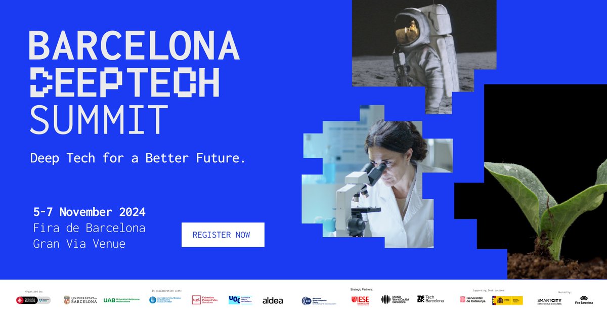 BoschiGimpera's tweet image. #SpinOffUB | 🚀 Aquestes són les spin-offs de la @UniBarcelona que estaran en el @bcndeeptech.

L’esdeveniment reunirà investigadors, empreses i inversors per promoure el desenvolupament de tecnologies disruptives.

👉 fbg.ub.edu/actualitat/aqu… @ColorSensing @virmedex @qilimanjaro