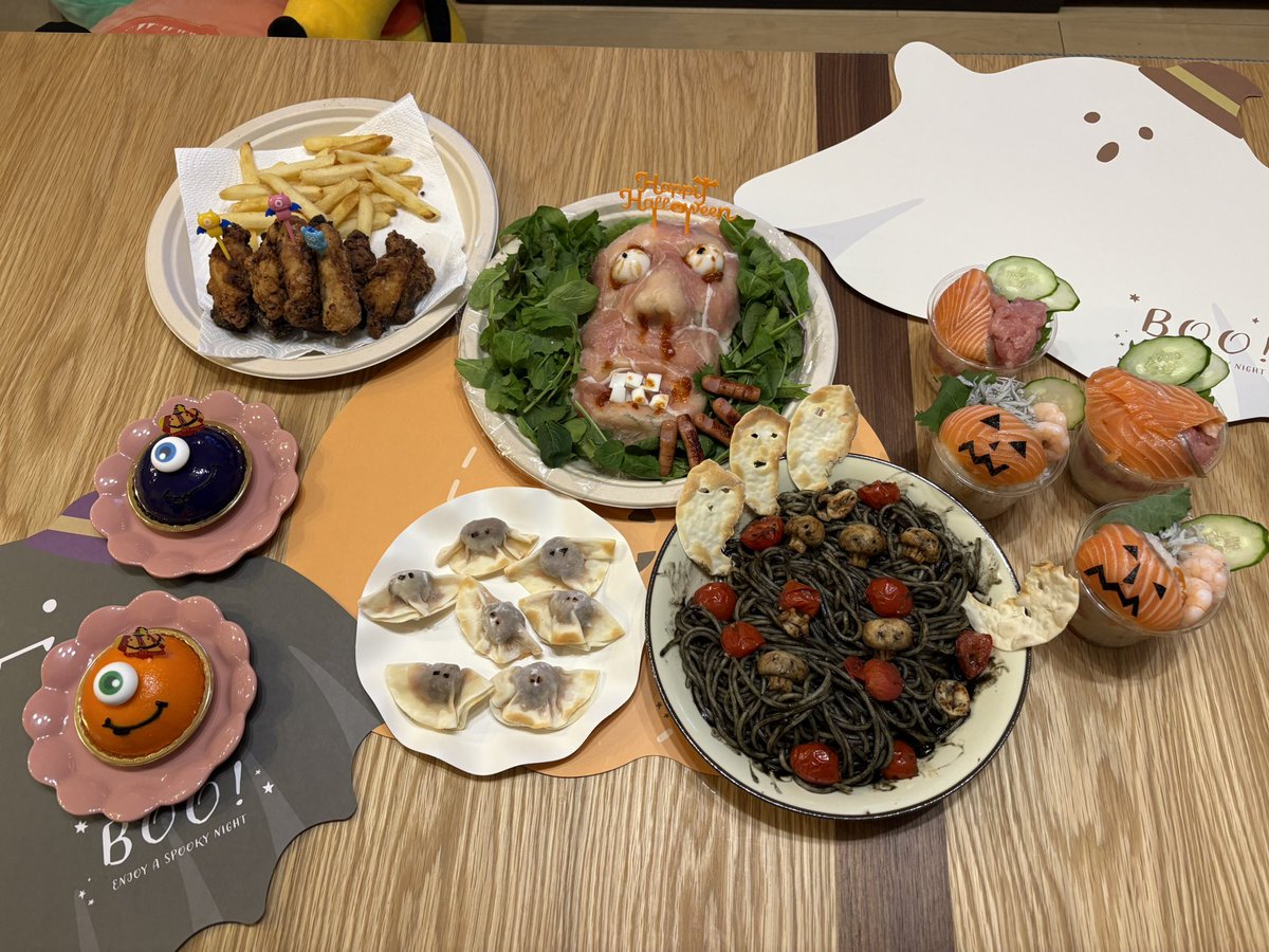 taaaa____a's tweet photo. ハロウィンごはんつくったー！ https://t.co/q03Smik9Wq