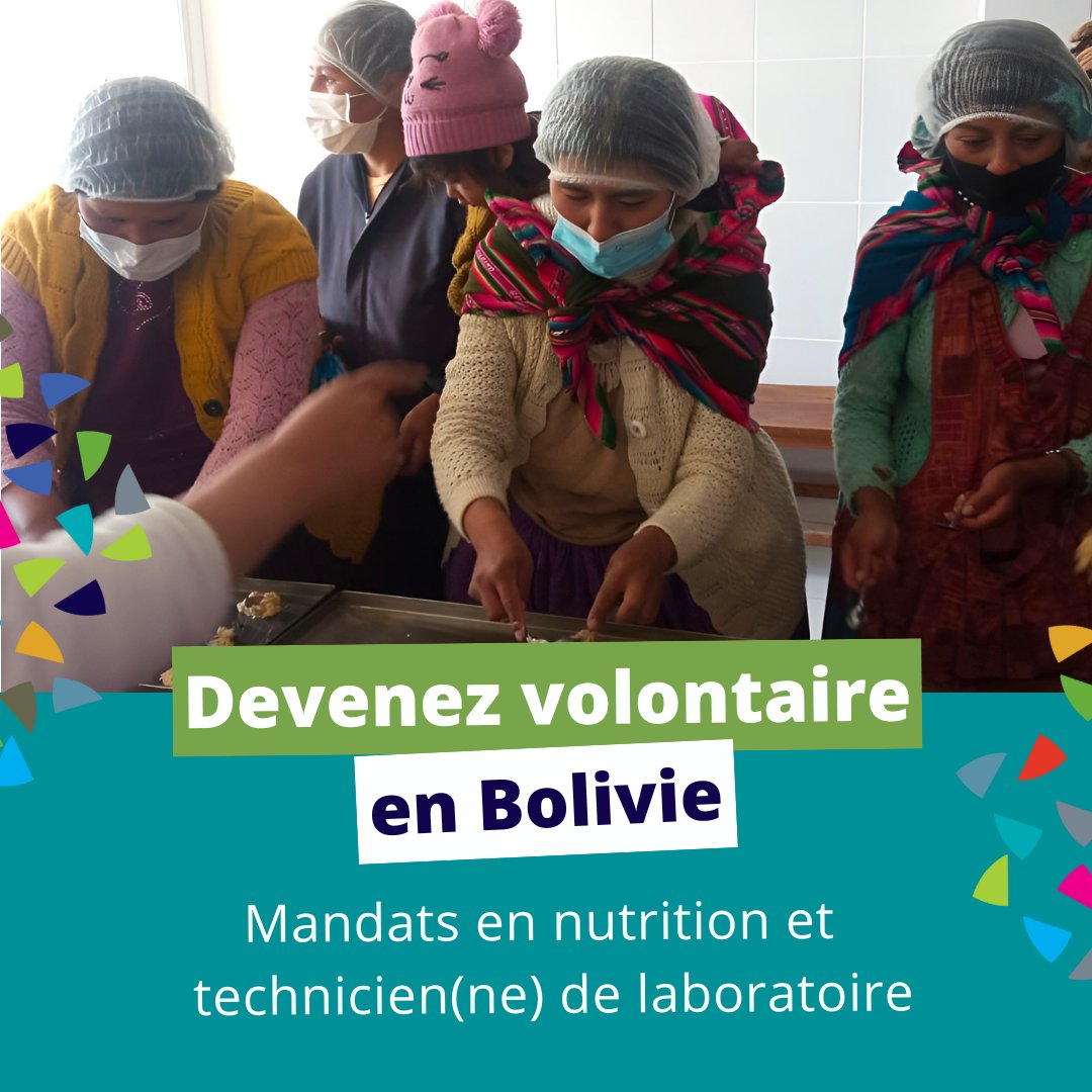 DestinationQSF's tweet image. 🌍🧳Devenez #VolontairesQSF en #Bolivie pour un mandat avec Terre sans frontières!

Vos compétences en #nutrition ou de technicien(ne) de #laboratoire seront mises à profit pour collaborer avec des partenaires locaux boliviens.

👉destinationqsf.com

#DestinationSolidarité