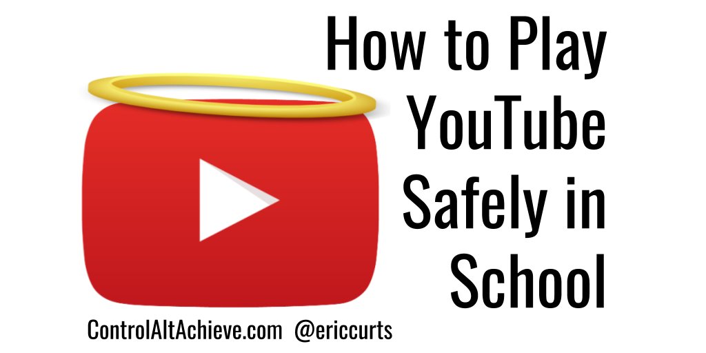 ericcurts's tweet photo. How to Play YouTube Videos Safely in School https://t.co/oSatloYfwW
#controlaltachieve https://t.co/1HiyikH8Xt