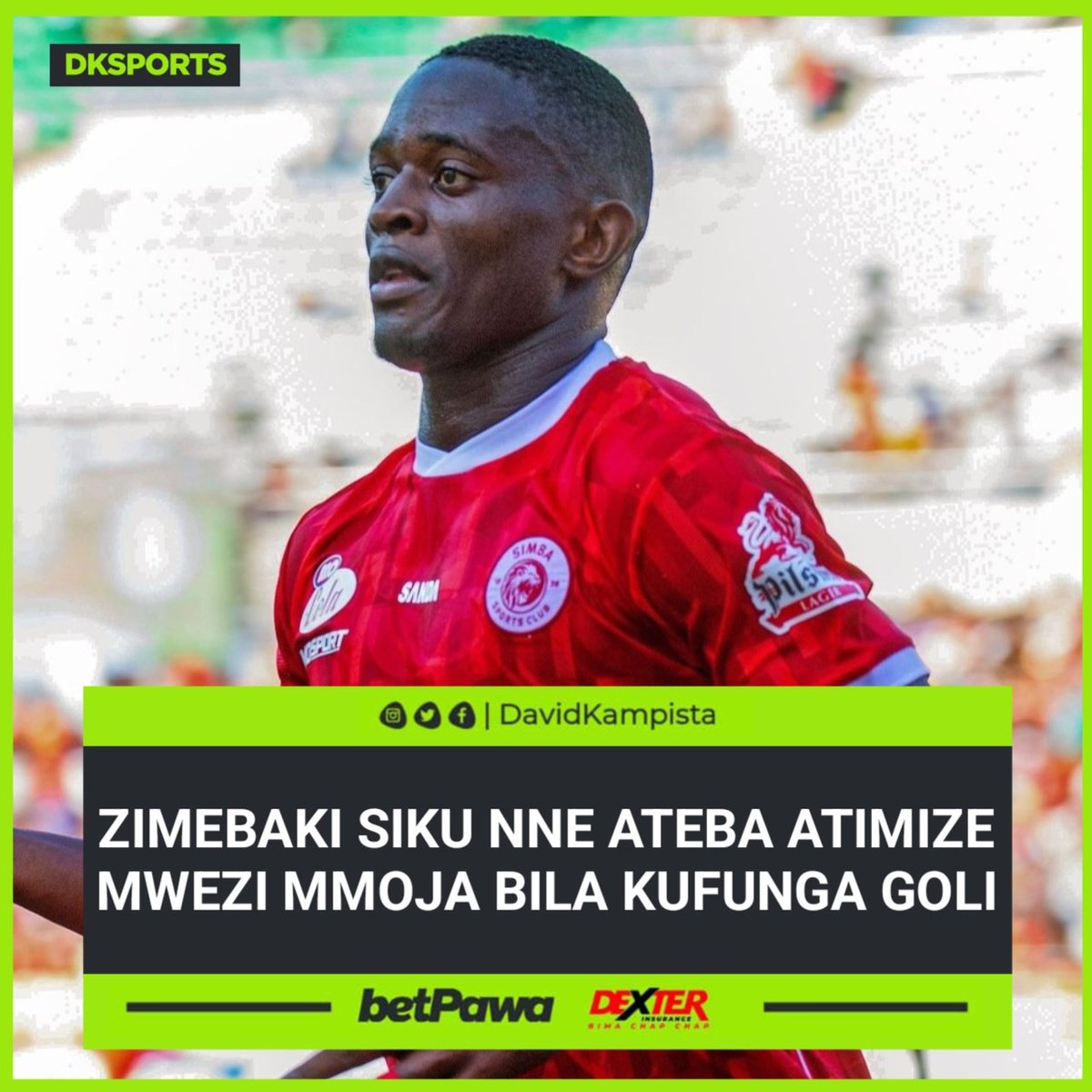 Mara ya mwisho Ateba kuifungia bao Simba ilikua Oct 4,2024 kwenye sare dhidi ya Coastal (penati) baada ya hapo hajafunga dhidi ya Yanga,Prisons na Namungo!iwapo Ateba hatofunga kesho dhidi ya Mashujaa tutarajie hadi Nov 4 atatimiza mwezi bila kufunga bao na itakua ni kama Another