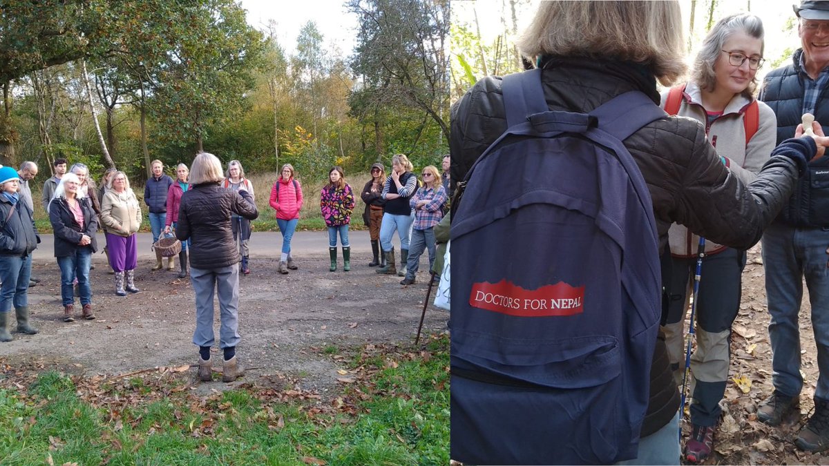 A big thank you to Anne and attendees for raising £165 for DFN on last weekend's guided fungus walk!

Interested in fundraising for DFN? Contact info@doctorsfornepal.org.

#fundraising #charity #Nepal