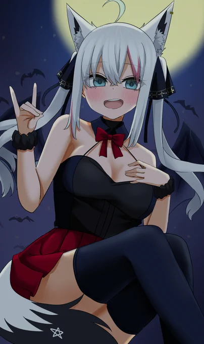 ハロウィンフブちゃん #絵フブキ 