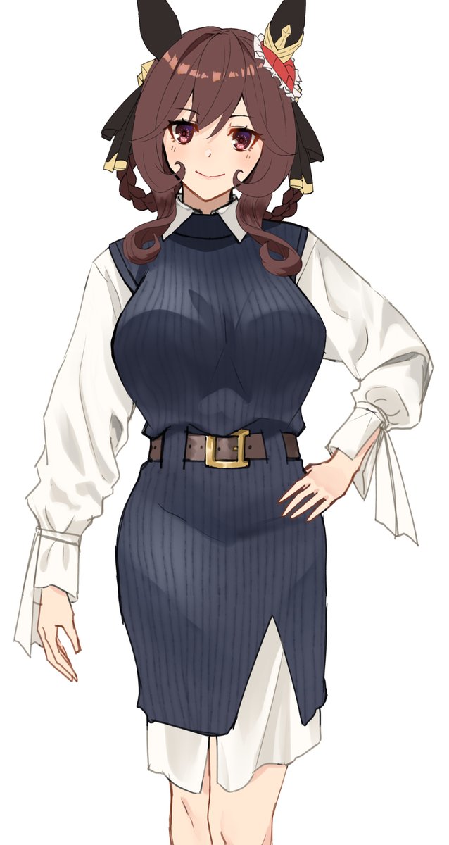 ウマ娘「オリジナルの私服ドンナを2パターン考えてやした・・・#ウマ娘 」|kento お仕事募集中のイラスト