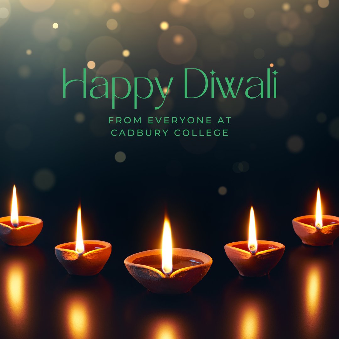 Wishing all our students and staff a joyous Diwali filled with happiness and bright moments! Let's celebrate together! 🪔🌟

#Diwali #Diwali2024 #DiwaliFestival #CadburyCollege #DiwaliCelebration