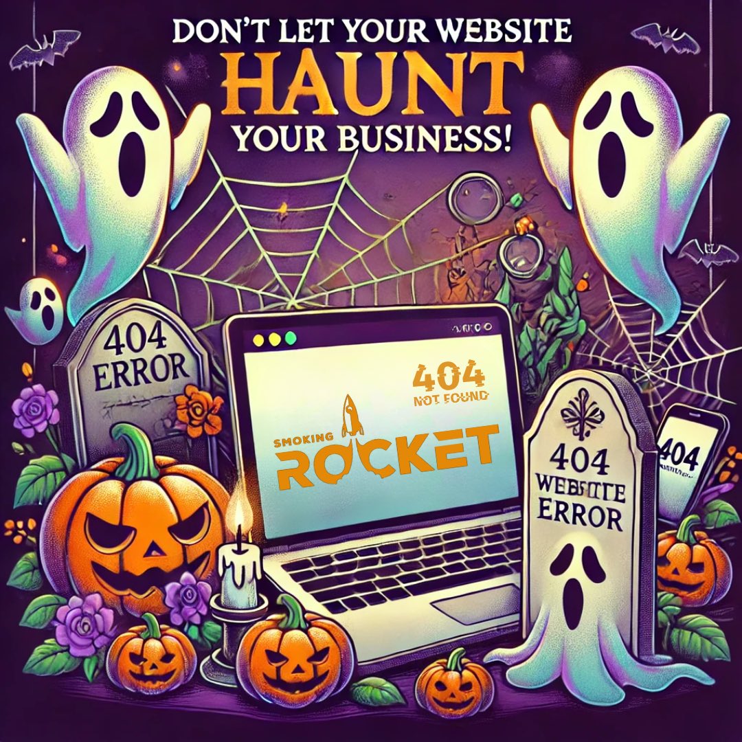 When the Ghosts of Unoptimised Websites Come Haunting… 🎃

This Halloween, don’t let your website be scarier than it needs to be! A slow site, vanishing links, and disappearing customers? 🕸️ Sounds like a ghost story waiting to happen! But fear not, we’re here to exorcise those