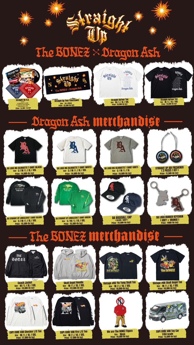 The BONEZ x Dragon Ash Straight Up Tour 6本目！！ 11/1 SENDAI GIGS