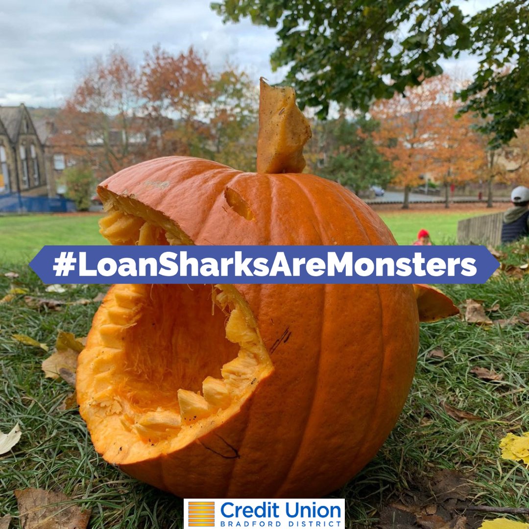Keep your money safe this Halloween by never forgetting that loan sharks are monsters!

These illegal money lenders target financially vulnerable individuals and, with Xmas not far away, they're particularly active at this time of year.

Find out more at: bdcu.co.uk/loansharksarem…