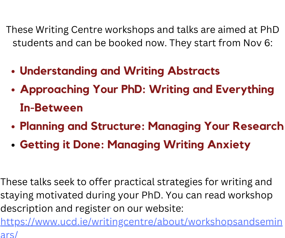 UCD Writing Centre tweet media