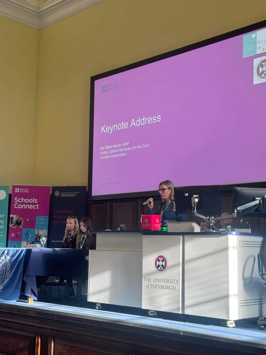 StMargaretsAcad's tweet photo. Today our students are taking on the role of World Leaders at the UN mock convention at Moray House 🌍. It’s through education that our students will change the future. https://t.co/jleRJtJFEc