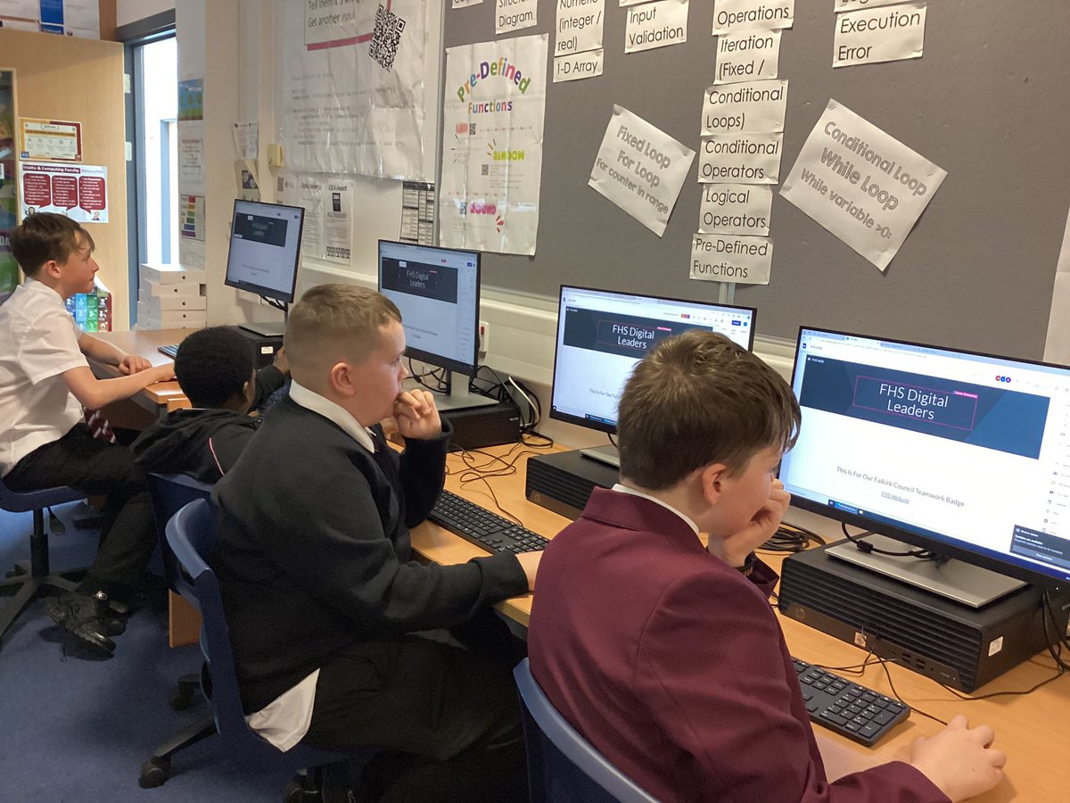 FHS_DigitalLeaders (@fhsdigileaders) on Twitter photo Our Digital Leaders are working collaboratively on their website for the <a href="/DigiLearnFalk/">DigiLearnFalk</a> Teamwork badge
All assigned roles and discussing every stage
#weareInclusive #weareFHS Our Digital Leaders are working collaboratively on their website for the <a href="/DigiLearnFalk/">DigiLearnFalk</a> Teamwork badge
All assigned roles and discussing every stage
#weareInclusive #weareFHS