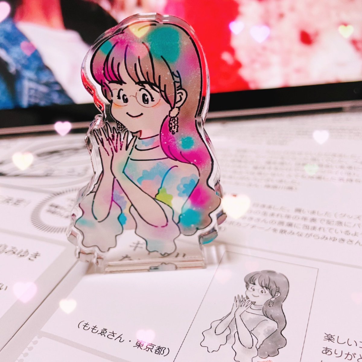 今年のコンサート「歌会VOL.1」での中島みゆきさんを思い浮かべて描い
