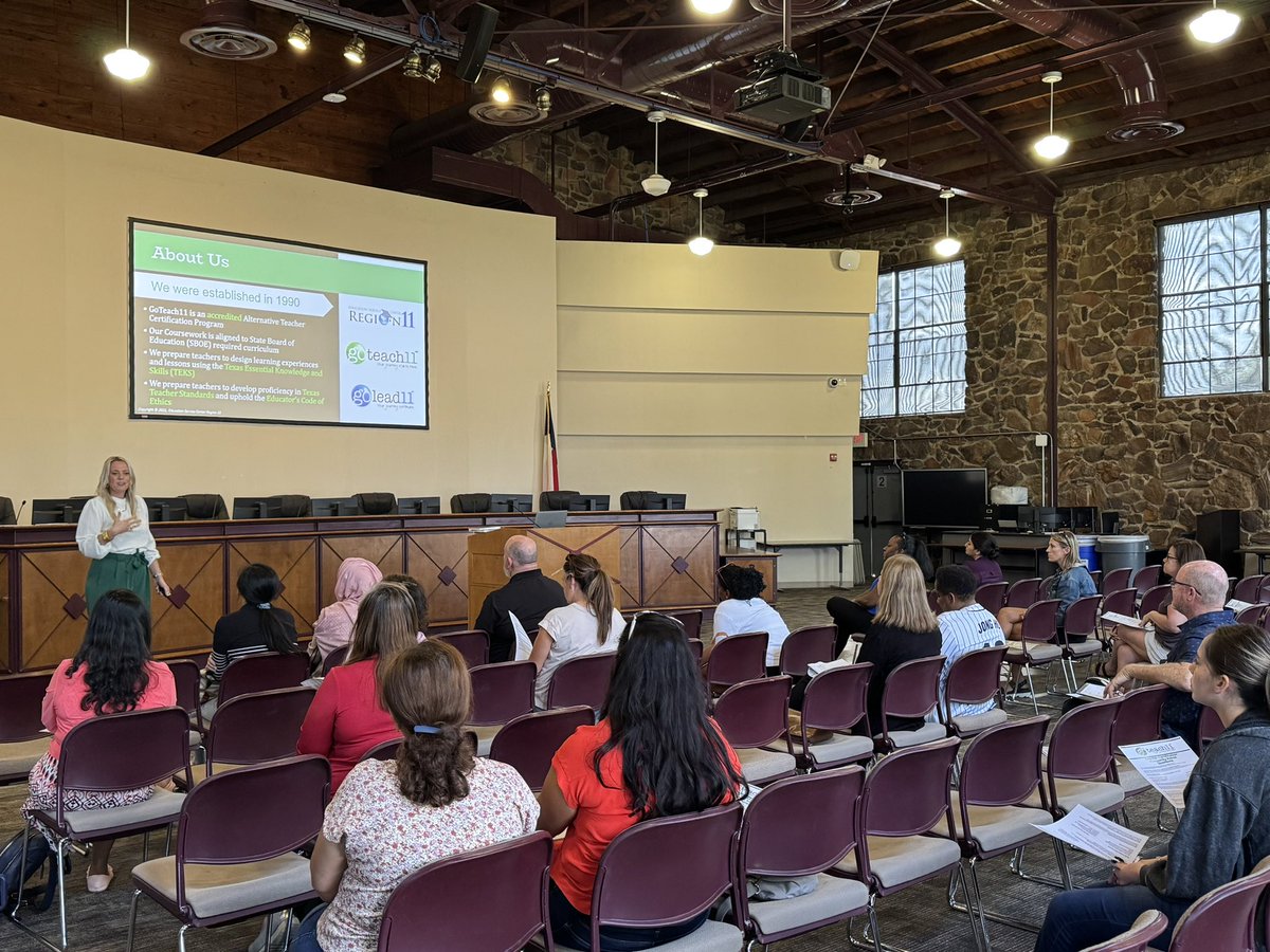 Thank you Keller ISD for the opportunity to speak to over 30 individuals interested in pursuing their Texas teacher certification with us at GoTeach11. Looking forward to working with these aspiring educators 🙌🏼