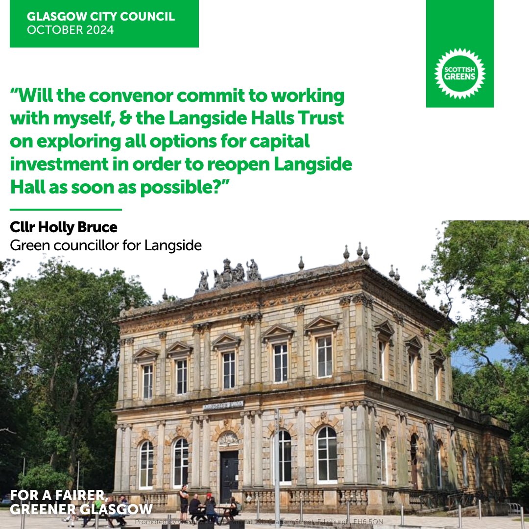 Glasgow Green Party (@glasgowgreens) on Twitter photo <a href="/blairanderson35/">Cllr Blair Anderson</a> <a href="/jonmolyneuxSGP/">Cllr Jon Molyneux</a> <a href="/SeonadHoy/">Cllr Seonad Hoy</a> <a href="/_AnthonyCarroll/">Cllr Anthony Carroll on 🦋</a> @danhutchison_ Langside Councillor <a href="/cllrhollybruce/">Cllr Holly Bruce</a> asks for collaboration in finding investment for re-opening Langside Halls 💚 <a href="/blairanderson35/">Cllr Blair Anderson</a> <a href="/jonmolyneuxSGP/">Cllr Jon Molyneux</a> <a href="/SeonadHoy/">Cllr Seonad Hoy</a> <a href="/_AnthonyCarroll/">Cllr Anthony Carroll on 🦋</a> @danhutchison_ Langside Councillor <a href="/cllrhollybruce/">Cllr Holly Bruce</a> asks for collaboration in finding investment for re-opening Langside Halls 💚