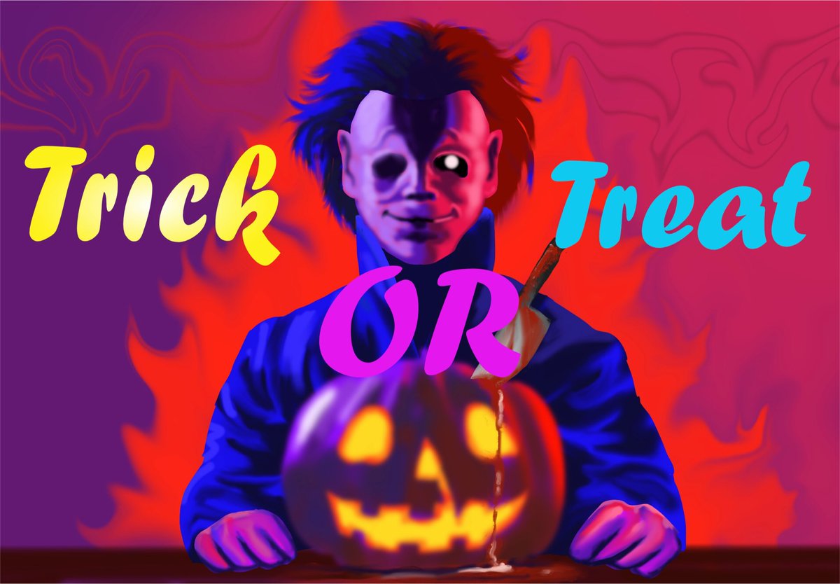 terrytin's tweet photo. Trick or treating! LB32006 LB32062 LB32074 獨佔，唔好報錯呀！#trickortreat #halloween #killer #procreate #procreateart #tutorial #terrytin #工聯會 #業餘進修中心 #業餘進修中心導師 #業餘進修課程 https://t.co/sZEGaaj7a1