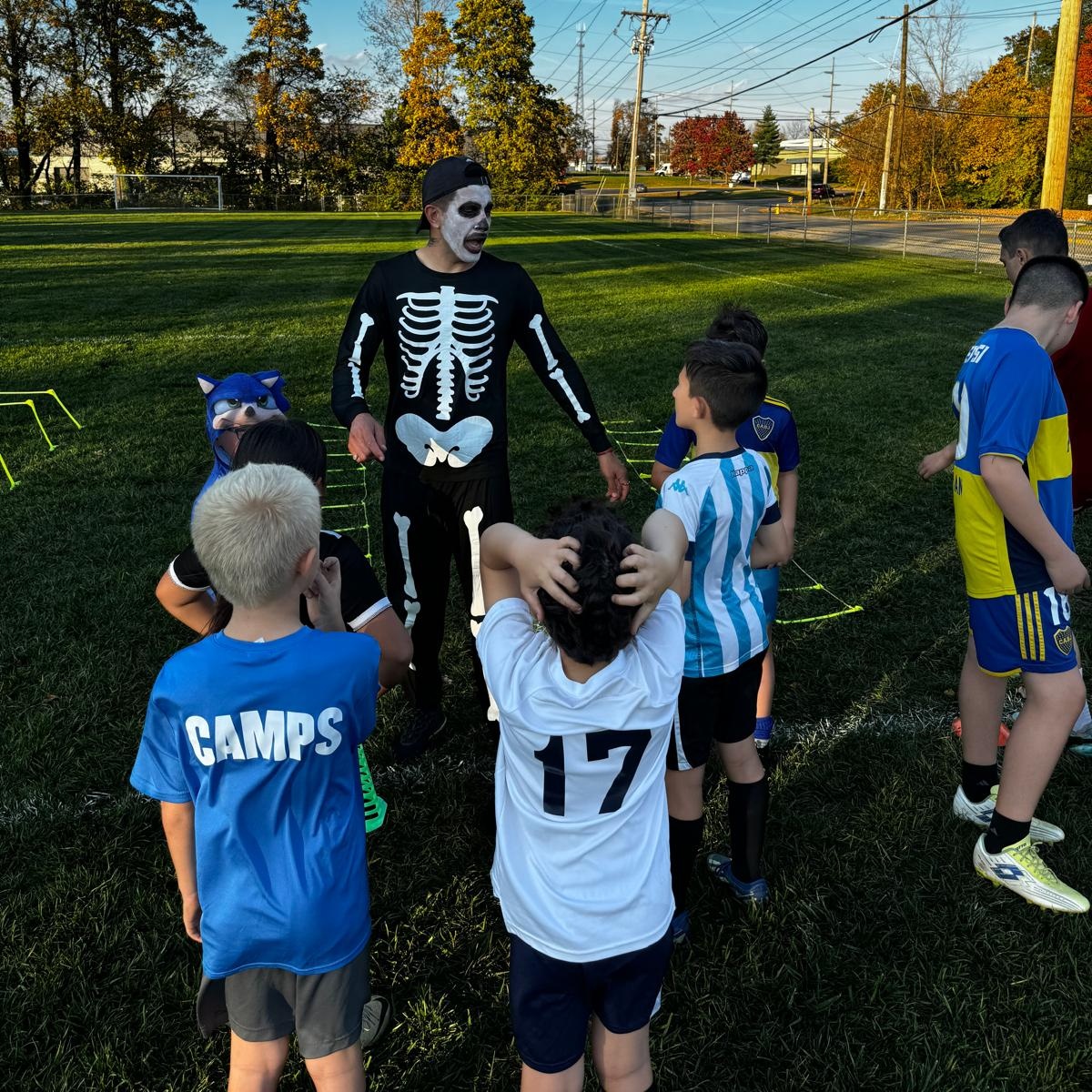 LedesmaAcademy's tweet photo. 🎃⚽️ A huge THANK YOU to all the kids, families, and friends who made MANUWEEN such a memorable event! 

🎃👻 We had an absolute blast, and it’s a day we’ll never forget. Your energy, smiles, and love for the game made it truly special! 💙 https://t.co/gwnkJmUnY9