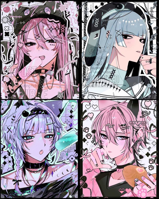 黒っぽい服の男キャラのまとめです
 #今月描いた絵を晒そう 