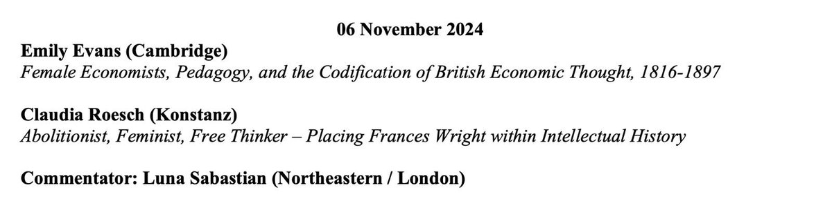 Time flies when you’re having fun: expect a double-instalment of <a href="/ISIHtweets/">ISIH</a> ‘Women in Intellectual History Seminar’ in 2 consecutive weeks, starting next Wednesday 6th Nov, 2-4pm (GMT). We meet online, all are welcome! Sign up here: forms.office.com/e/c1vecwHxjS