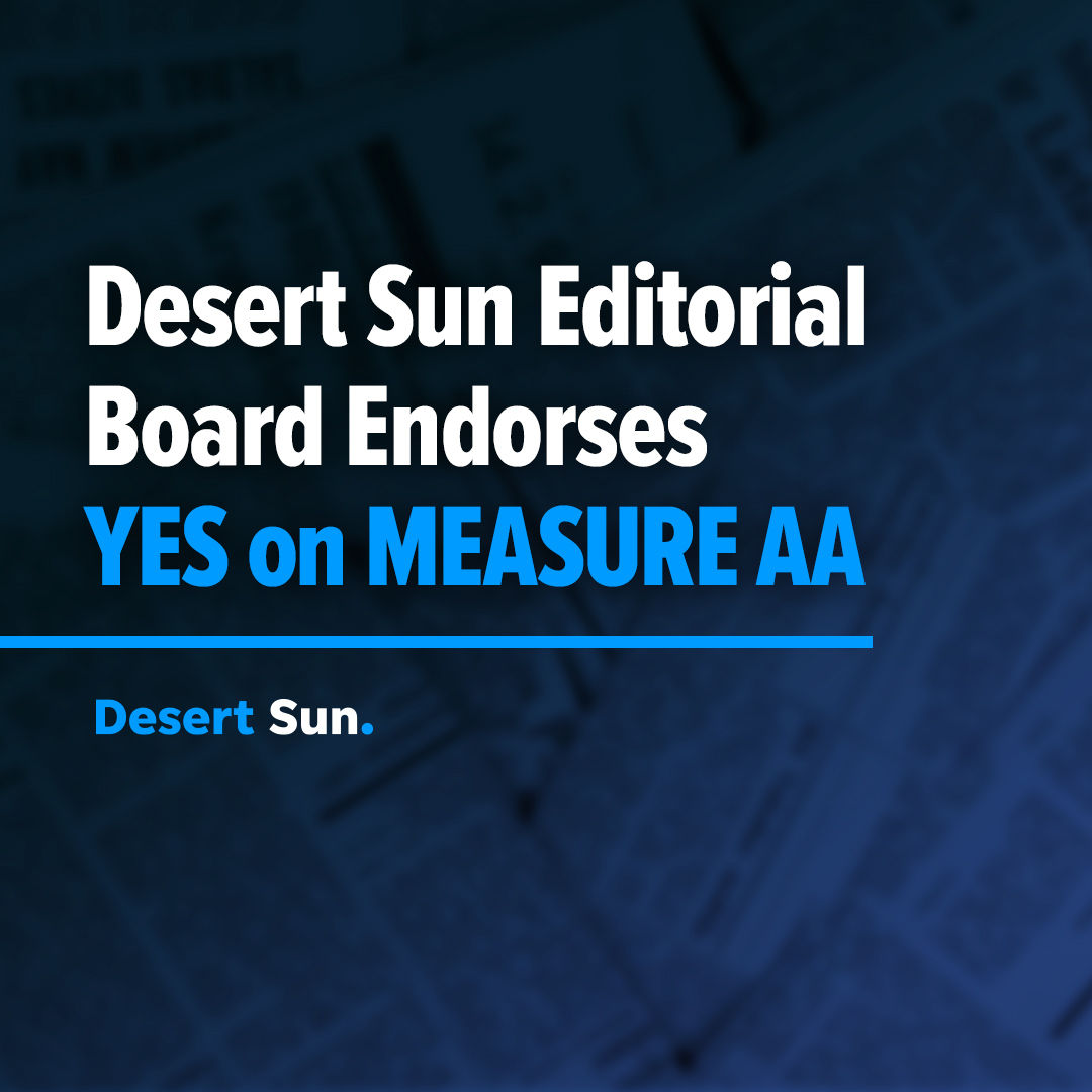 YesMeasureAA's tweet image. The Desert Sun Editorial Board endorses a YES vote on Measure AA this November, saying that the new lease agreement for Desert Regional Medical Center is “in the best interest of the community.” Read more here &amp;gt; bit.ly/3C134rk