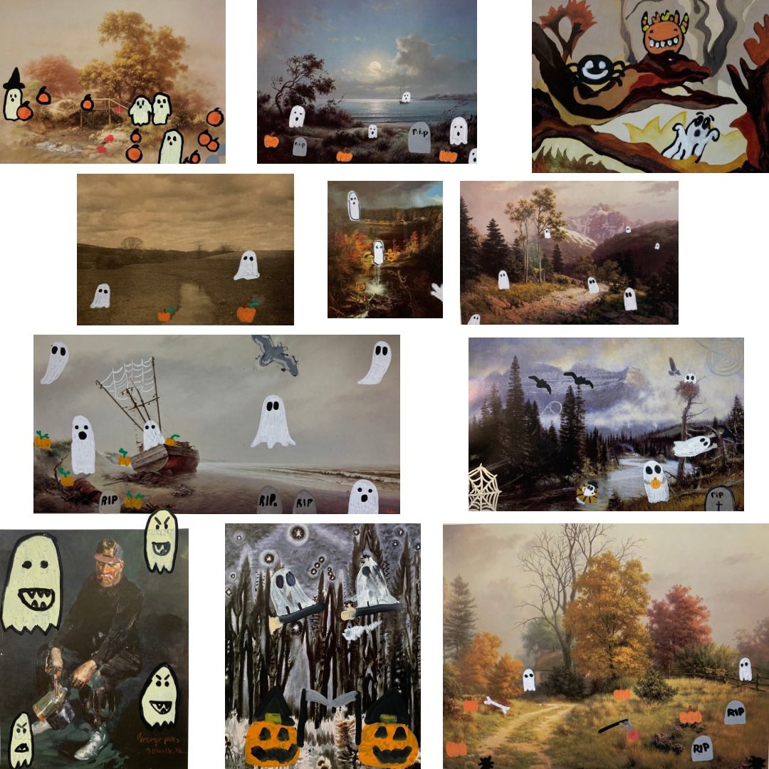 2soulsistersart's tweet image. 2 Soul Sisters Art Ed: Transforming Old Book Art into Spooky Altered Art for Halloween: 2soulsisters.blogspot.com/2024/10/transf…