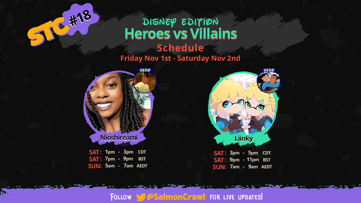 SalmonCrawl's tweet image. Hey Crawlers!! We are excited to finally post the schedule for this upcoming crawl :) Please check out all the lovely host helping us this time around!

Hope everyone is excited for this upcoming Triumvirate Mystery Rotation!