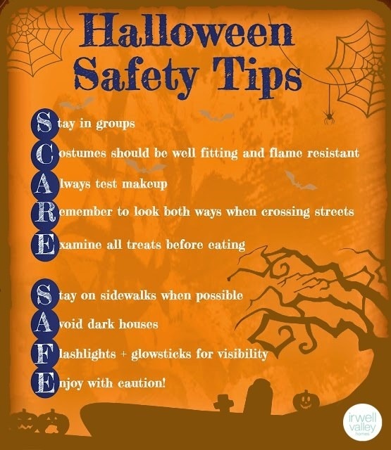 HAPPY HALLOWEEN 🎃 We love a bit of spooky action but not everyone does, so please be considerate, only knock on people’s doors you know and follow these Halloween Safety Tips #HappyHalloween #StaySafe