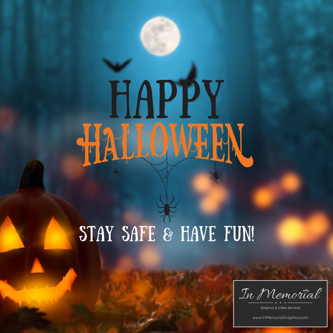 InMemGraphics's tweet image. 🎃👻 Spooky day is here! 👻🎃
Whether you're dressing up, carving pumpkins, or just indulging in too much candy, remember: Halloween is all about letting your inner ghoul shine! Please be safe while having fun! 🧡🖤 
#Halloween #HappyHalloween #SpookySeason #TrickOrTreat