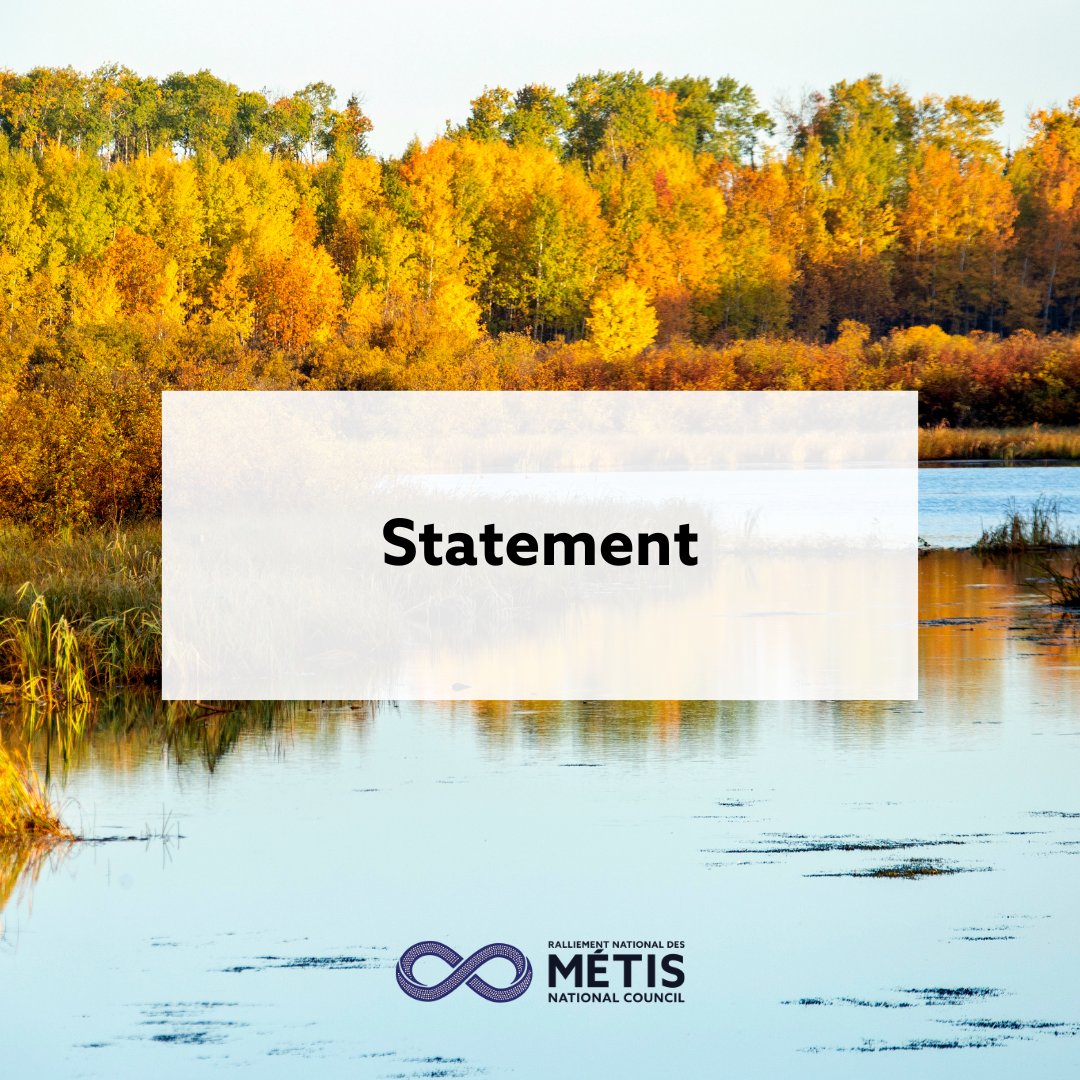 Statement from the MNC on AGA and Election. 
metisnation.ca/news-and-media…