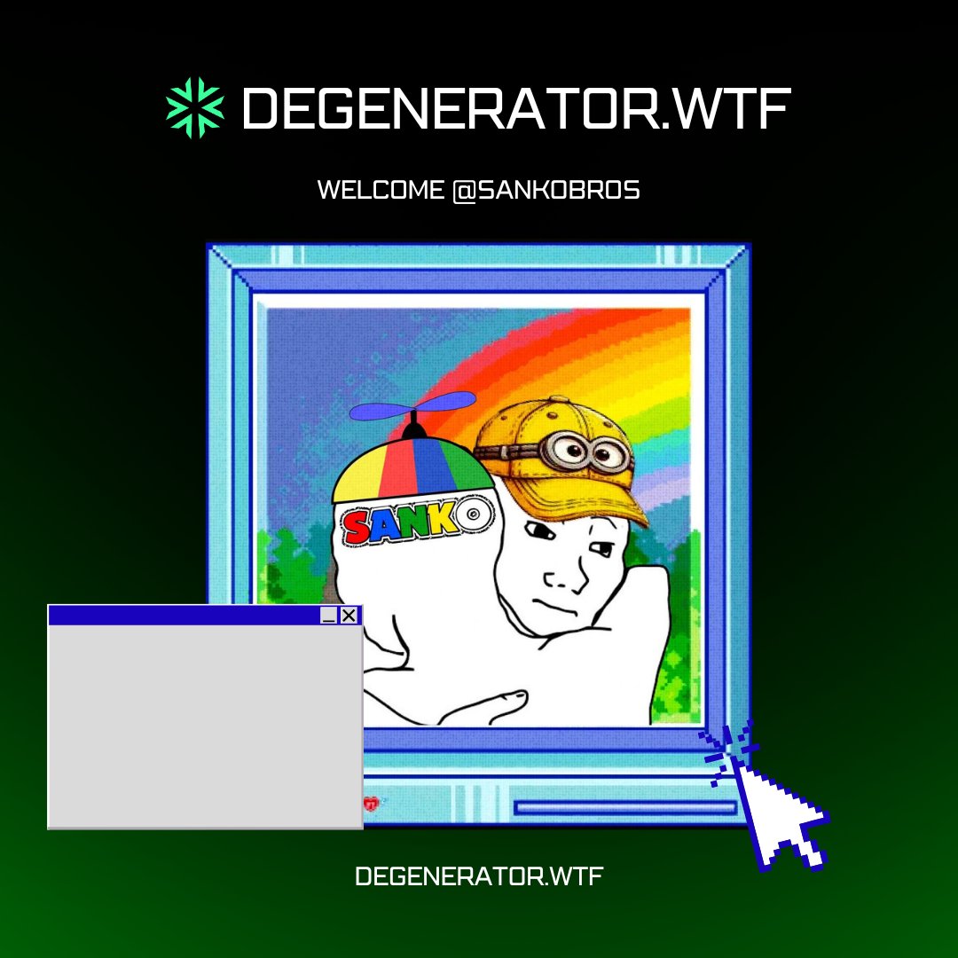 We are honoured to degen with <a href="/SankoBros/">Sanko Bros ©</a>, 

We will be providing $BRO holders <a href="/xaiclops_xyz/">xaiclops</a> NFTs on <a href="/XAI_GAMES/">XAI 🎮⛓️</a> and featuring them in our upcoming Telegram game.

More soon.