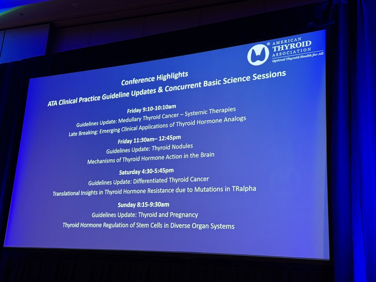 Fabián Pitoia, MD, Ph D (@fabian_pitoia) on Twitter photo Vamos a ver qué cosas van a cambiar con las nuevas guías de la <a href="/AmThyroidAssn/">American Thyroid Association</a> #2024ATA 😍 Vamos a ver qué cosas van a cambiar con las nuevas guías de la <a href="/AmThyroidAssn/">American Thyroid Association</a> #2024ATA 😍