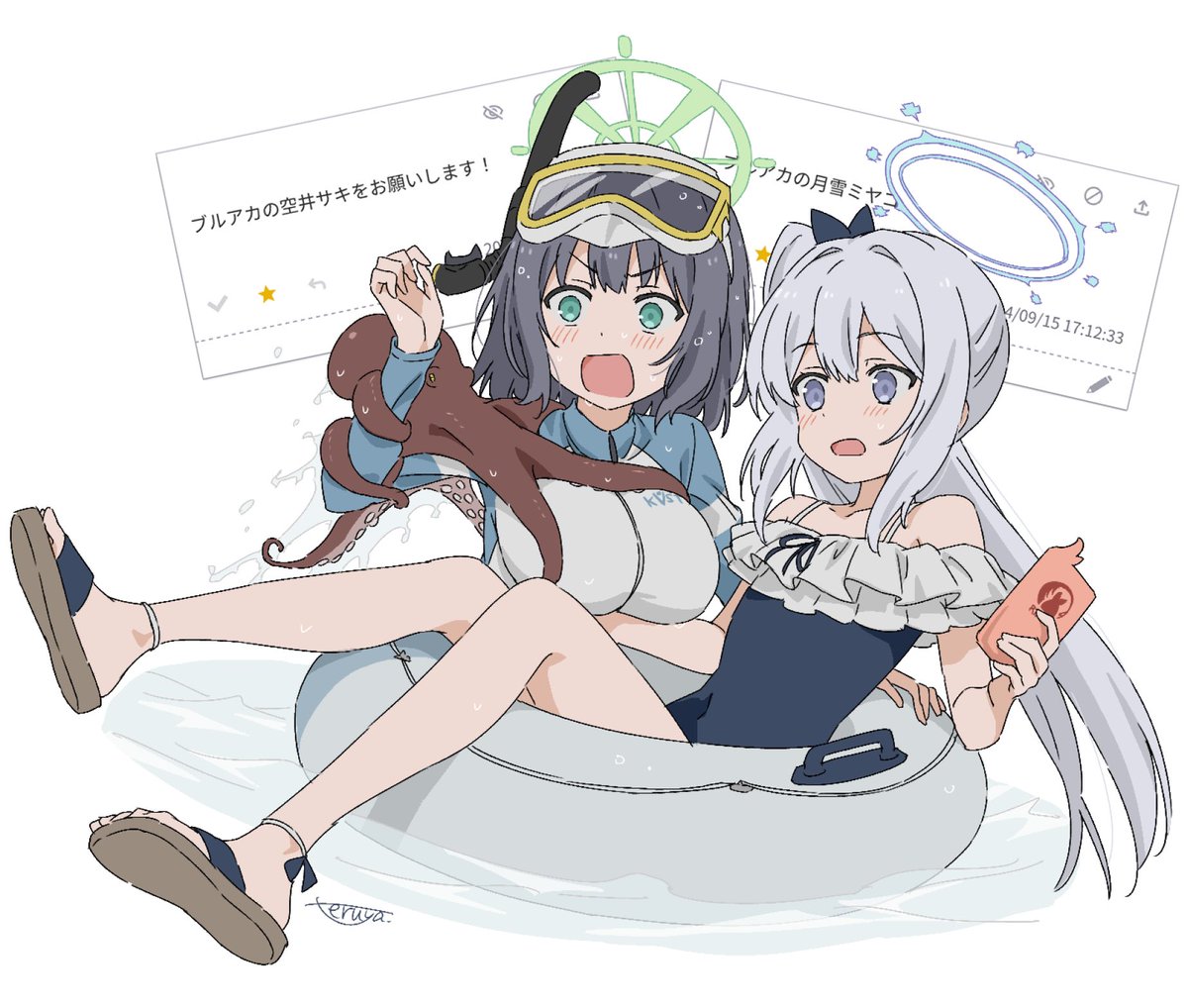 #今月描いた絵を晒そう 