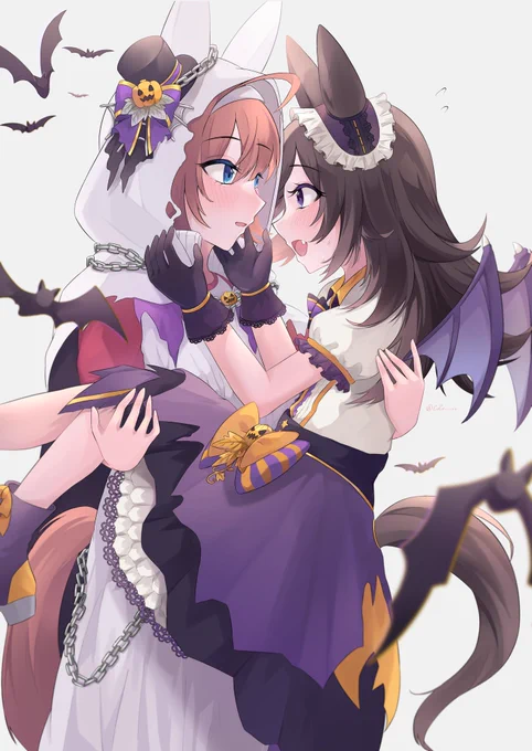 お、重くない…?#ウマ娘  #ハロウィン 