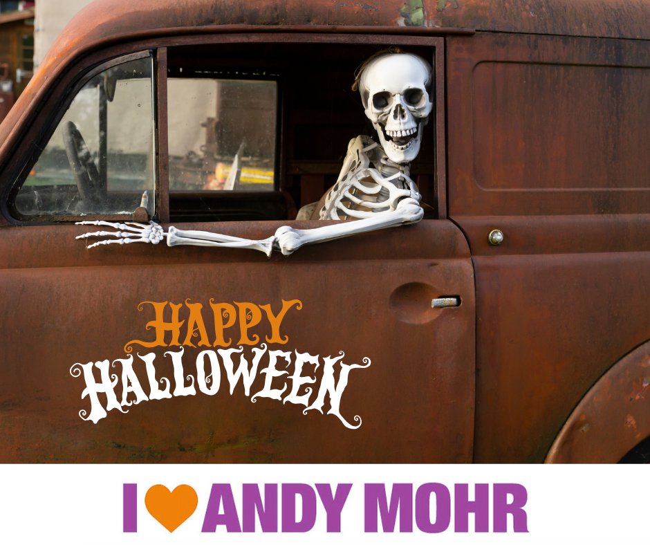 🎃 Have a spooky and safe Halloween from all of us at Andy Mohr!